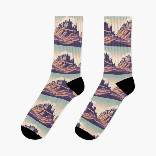 Item preview, Edinburgh Castle Minimalism Art Style designed and sold by artofuniverse.