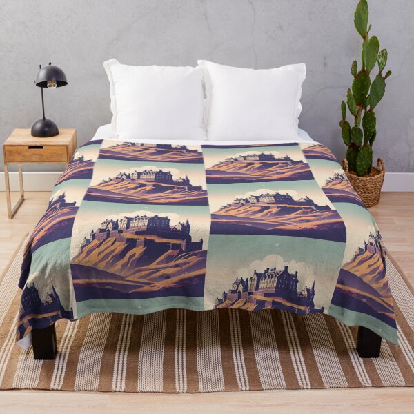 Item preview, Edinburgh Castle Minimalism Art Style designed and sold by artofuniverse.