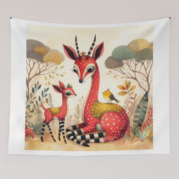 Item preview, Cheerful Antelopes designed and sold by Beyondnote-Art.