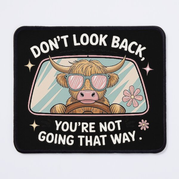Item preview, Inspirational Highland Cow Design - “Don’t Look Back” designed and sold by love3617.