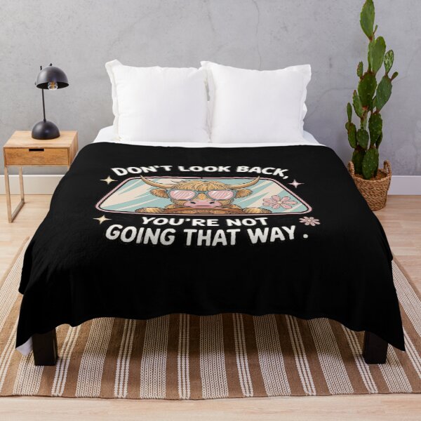 Item preview, Inspirational Highland Cow Design - “Don’t Look Back” designed and sold by love3617.