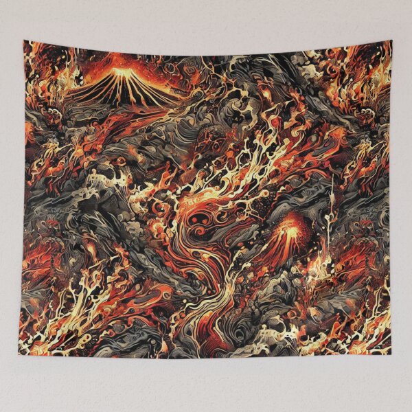 Item preview, Volcanic Blaze Camouflage designed and sold by Meta2Physical.