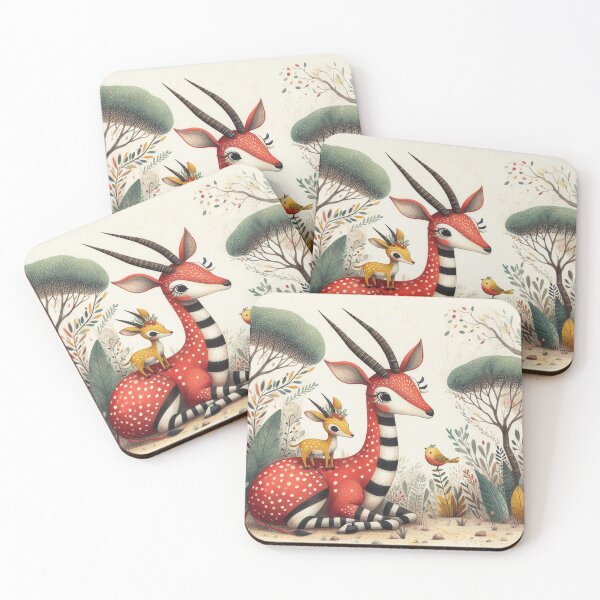 Item preview, Cheerful Antelopes designed and sold by Beyondnote-Art.