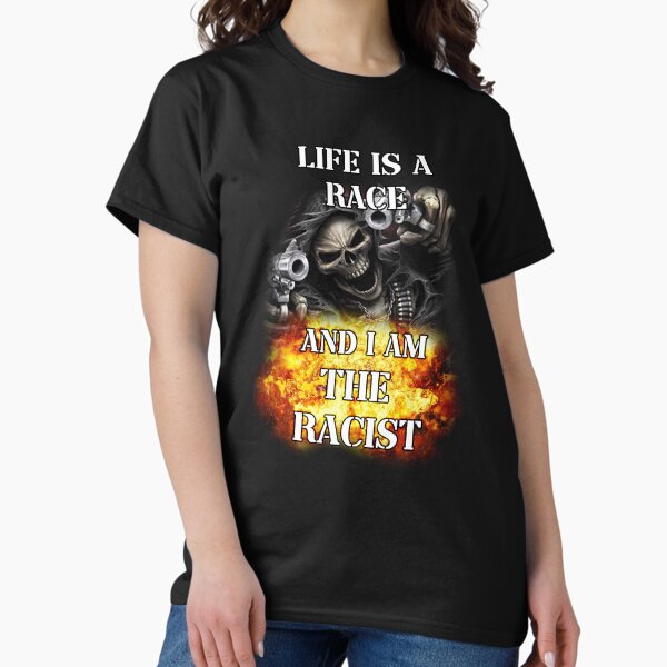 Item preview, life is a race and i am the racer(ist) designed and sold by InMyMentalEra.