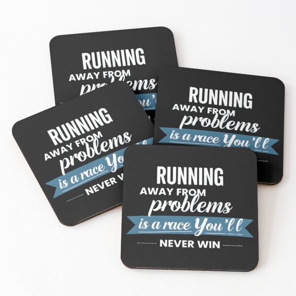 Item preview, Motivational Design: Don't Run from Problems designed and sold by Dakson Design - Fantasy Art.
