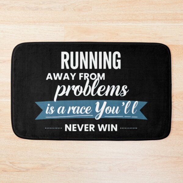 Item preview, Motivational Design: Don't Run from Problems designed and sold by Dakson Design - Fantasy Art.