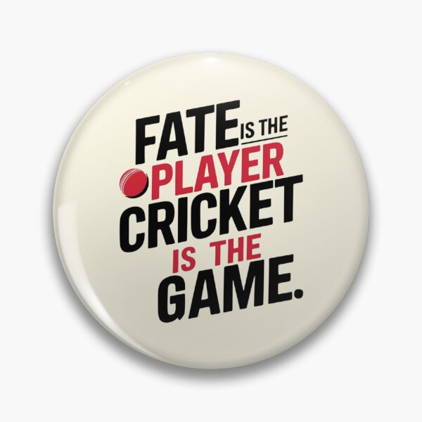 Artikelvorschau, Das Schicksal ist der Spieler Cricket ist das Spiel entworfen und verkauft von Jollys-ArtShop.