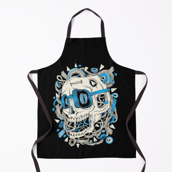 Item preview, Skull Electrify Me Shark Teeth Blue Eyeglasses Broken Wood Forest Roots designed and sold by BluCranium.