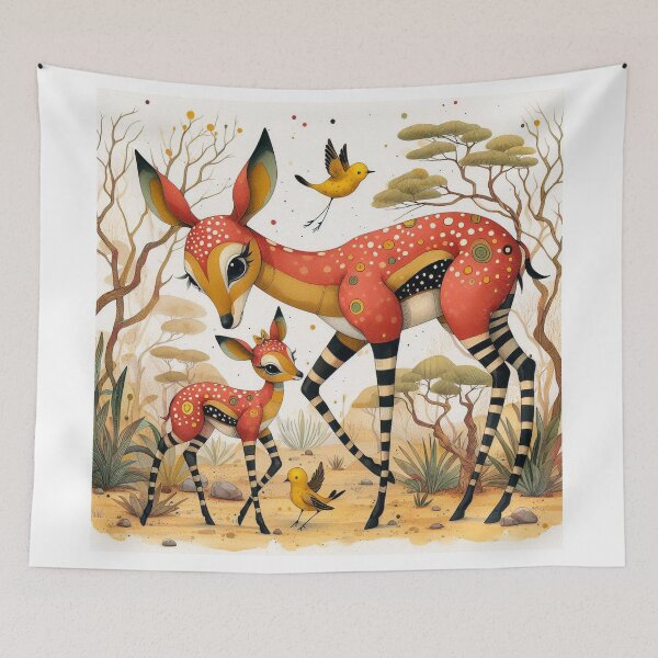 Item preview, Cheerful Antelopes designed and sold by Beyondnote-Art.
