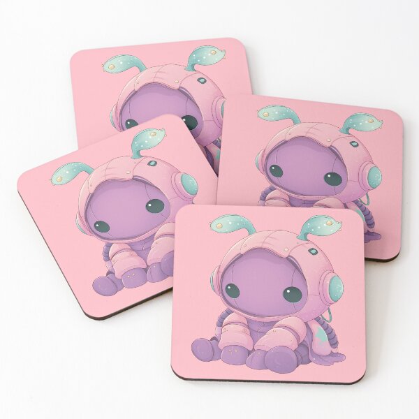 Item preview, Kawaii Space Squid - Cute Alien Cephalopod designed and sold by TheSillySartor.