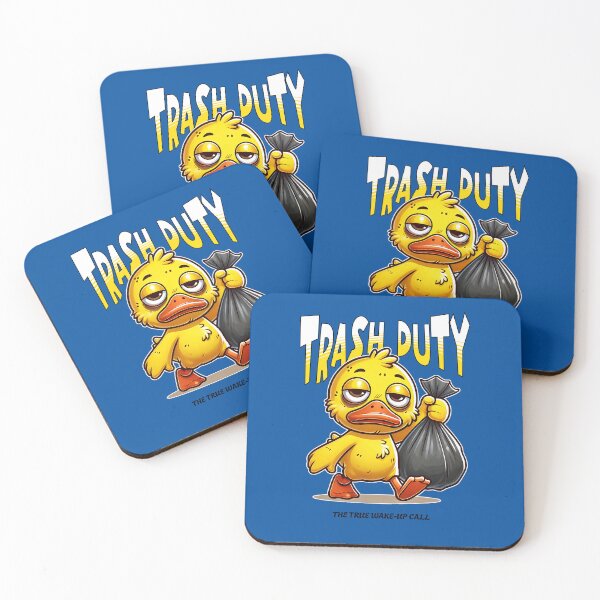 Item preview, Wake-Up Call with Trash designed and sold by celcino-studio.