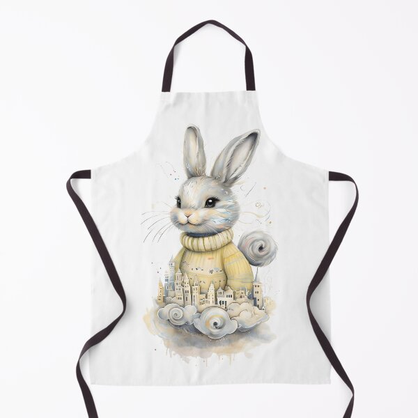 Item preview, Elegant Rabbit Illustration Featuring Fantasy Architecture designed and sold by Monascreativeempire.
