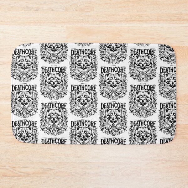 Item preview, Deathcore Never Dies | Black Cat | Drippy Cat designed and sold by OrganicLights.