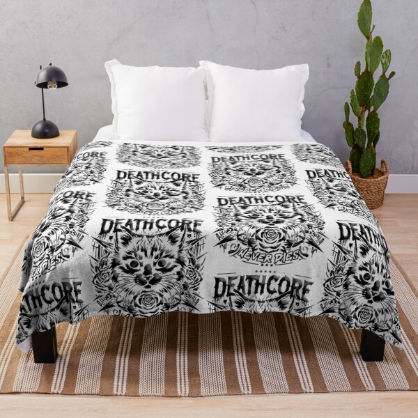 Item preview, Deathcore Never Dies | Black Cat | Drippy Cat designed and sold by OrganicLights.
