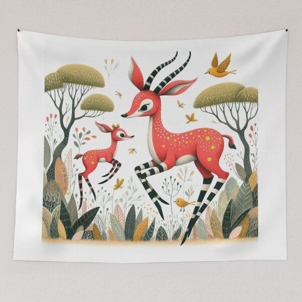 Item preview, Cheerful Antelopes designed and sold by Beyondnote-Art.
