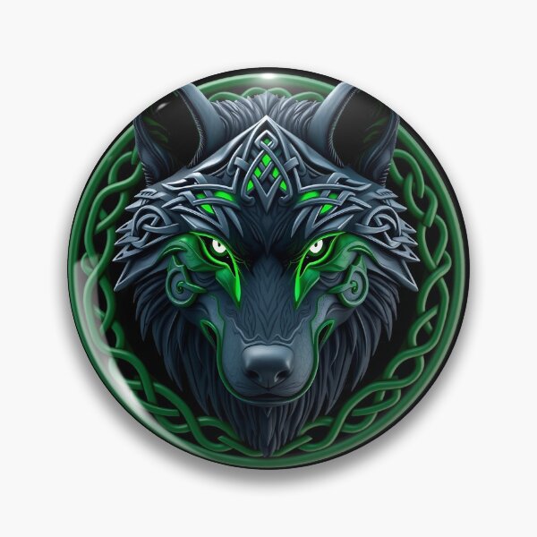 Item preview, 3D Celtic Irish Knot with Wolf Design designed and sold by svarupa.