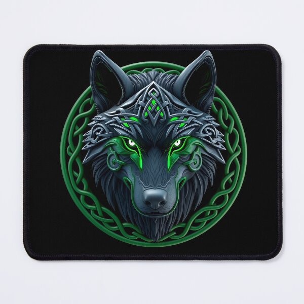 Item preview, 3D Celtic Irish Knot with Wolf Design designed and sold by svarupa.