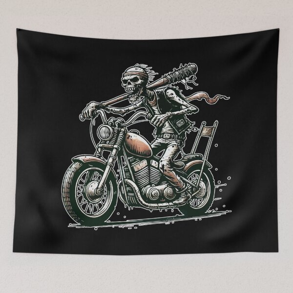 Item preview, Cool Zombie Biker Sketchy Funny designed and sold by TomFrontierArt.