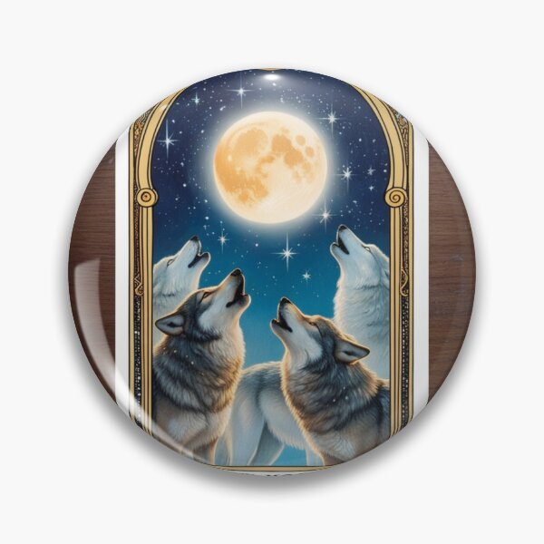 Item preview, The Moon: Wolves and Lunar Mystique designed and sold by Bilikaru.
