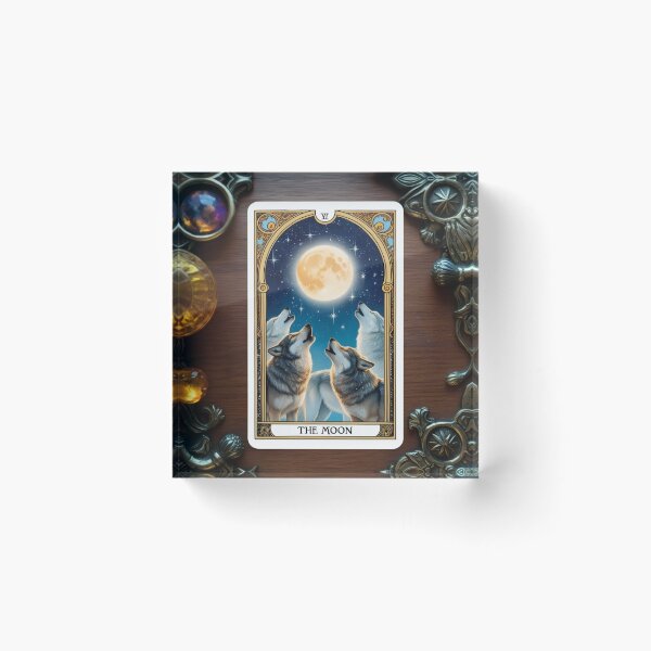 Item preview, The Moon: Wolves and Lunar Mystique designed and sold by Bilikaru.