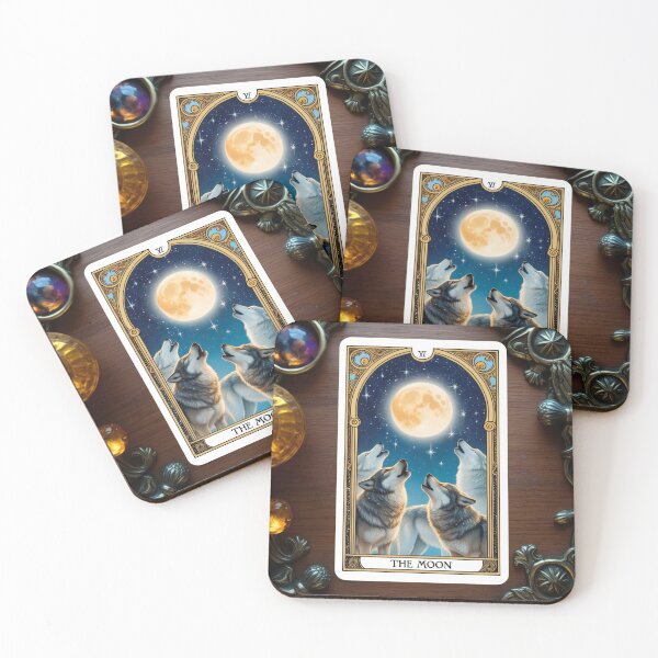Item preview, The Moon: Wolves and Lunar Mystique designed and sold by Bilikaru.