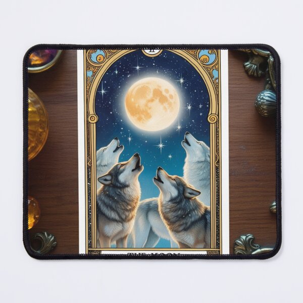 Item preview, The Moon: Wolves and Lunar Mystique designed and sold by Bilikaru.