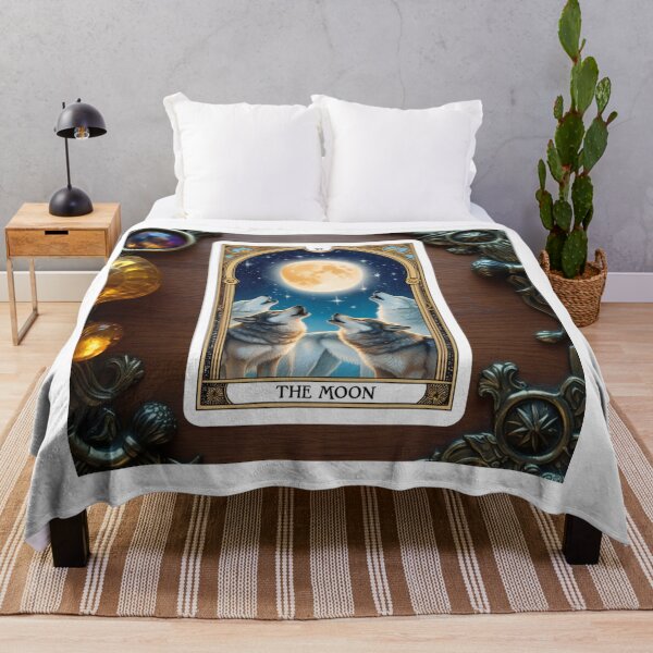 Item preview, The Moon: Wolves and Lunar Mystique designed and sold by Bilikaru.