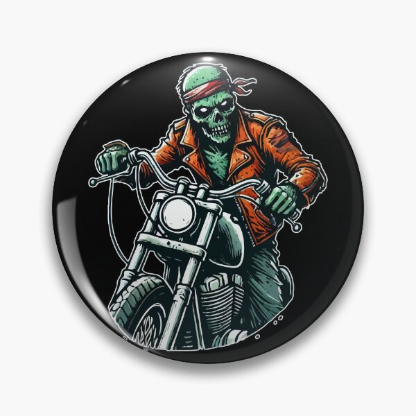 Item preview, Cool Zombie Biker Sketchy designed and sold by TomFrontierArt.