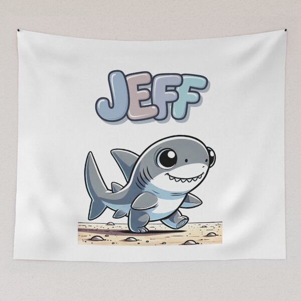 Item preview, Adorable Landshark Cartoon Art - Jeff Inspired Design designed and sold by sabily.