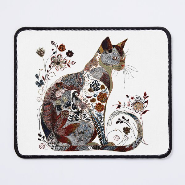 Item preview, cat pattern minimalist cat art, cat pattern funny designed and sold by AddlPoolart.