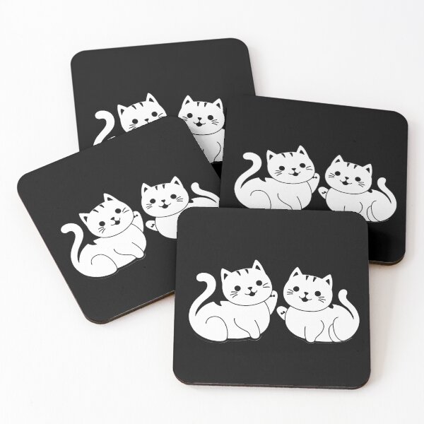 Item preview, Two cheerful cats designed and sold by clarazen.
