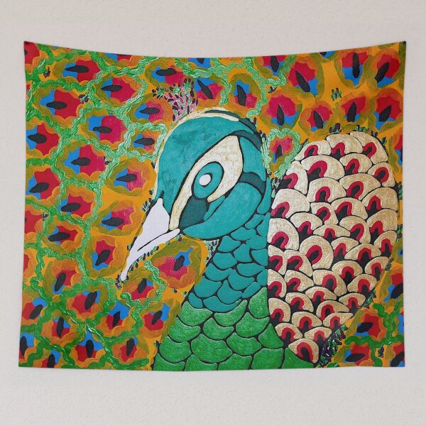 Artikelvorschau, Green peacock entworfen und verkauft von Gluecknika.