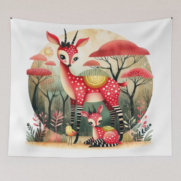 Item preview, Cheerful Antelopes designed and sold by Beyondnote-Art.