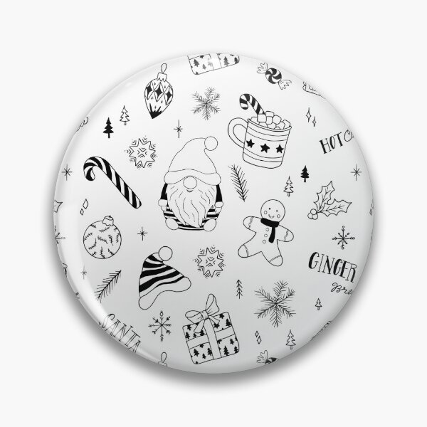 Item preview, Christmas outline isolated clipart seamless pattern designed and sold by GorXena.