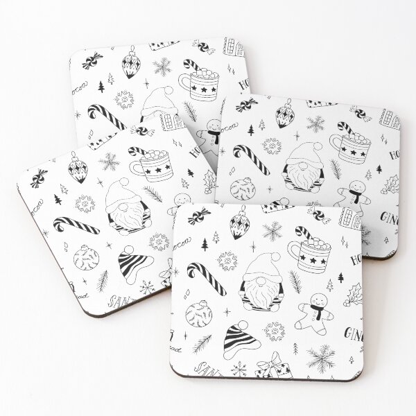 Item preview, Christmas outline isolated clipart seamless pattern designed and sold by GorXena.