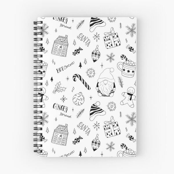 Item preview, Christmas outline isolated clipart seamless pattern designed and sold by GorXena.