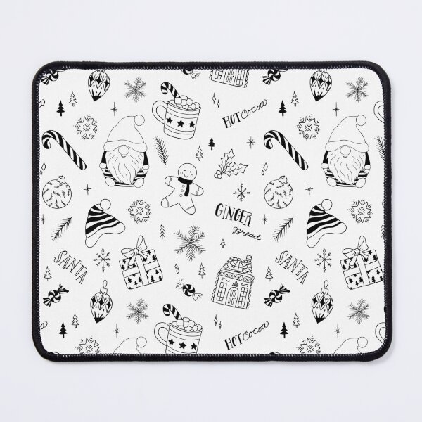 Item preview, Christmas outline isolated clipart seamless pattern designed and sold by GorXena.