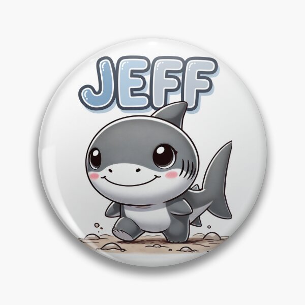 Item preview, Adorable Cartoon Landshark Design - Jeff-Inspired with Clean White Background designed and sold by sabily.