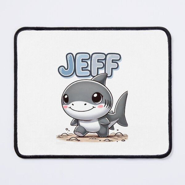 Item preview, Adorable Cartoon Landshark Design - Jeff-Inspired with Clean White Background designed and sold by sabily.