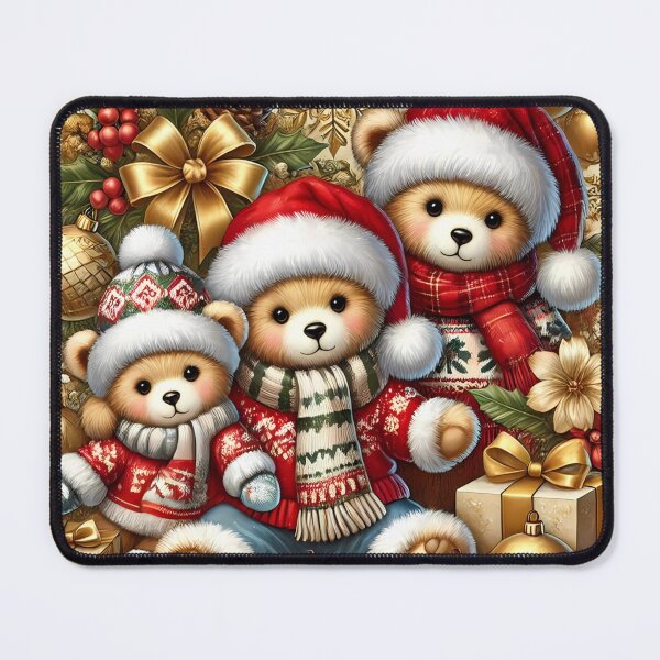 Item preview, Festive Bears in Christmas Attire designed and sold by aminz4.