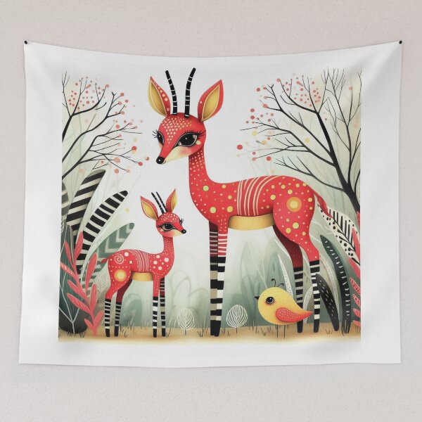 Item preview, Cheerful Antelopes designed and sold by Beyondnote-Art.