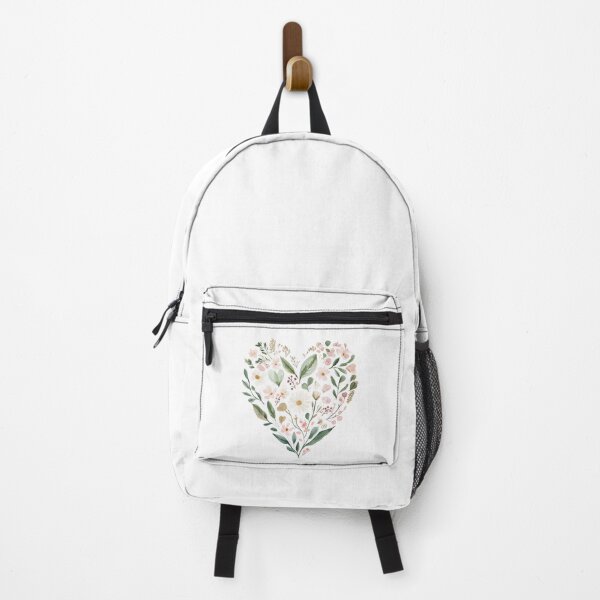 Item preview, Romantic Floral Heart Design with Leaves and Flowers designed and sold by Monascreativeempire.