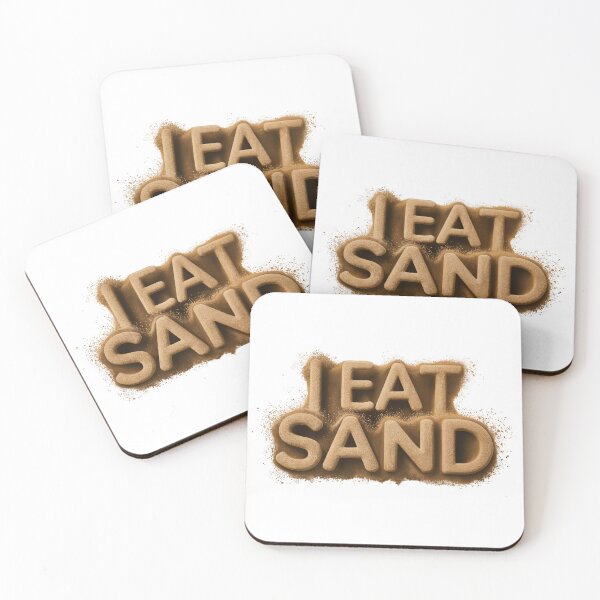 Artikelvorschau, Ich esse Sand – Lustiges minimalistisches Wüstenliebhaber-Design entworfen und verkauft von InkBlvd.