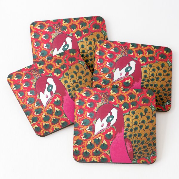 Artikelvorschau, Pink peacock entworfen und verkauft von Gluecknika.