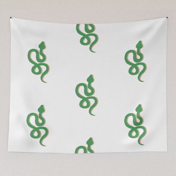 Item preview, Green snake designed and sold by kuzi doodles.