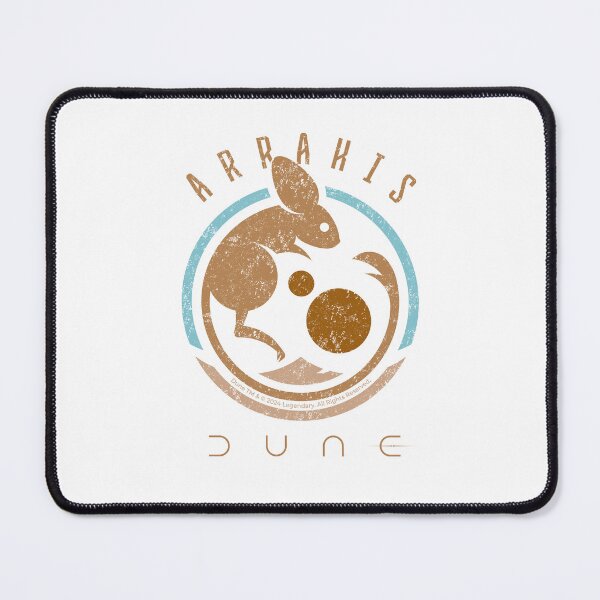 Item preview, Dune Arrakis Desert Muad Dib Distressed Emblem designed and sold by wolfkin-design.