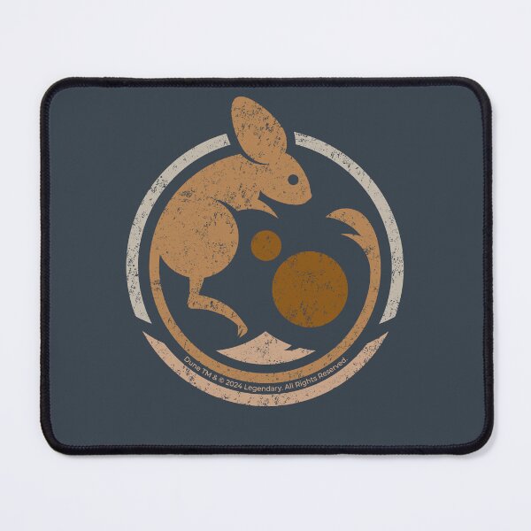 Item preview, Emblema desgastado de Dune Arrakis Muad Dib designed and sold by wolfkin-design.