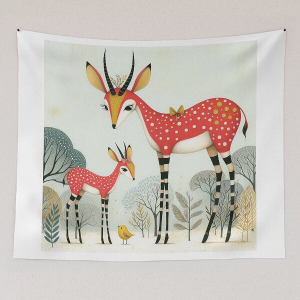 Item preview, Cheerful Antelopes designed and sold by Beyondnote-Art.
