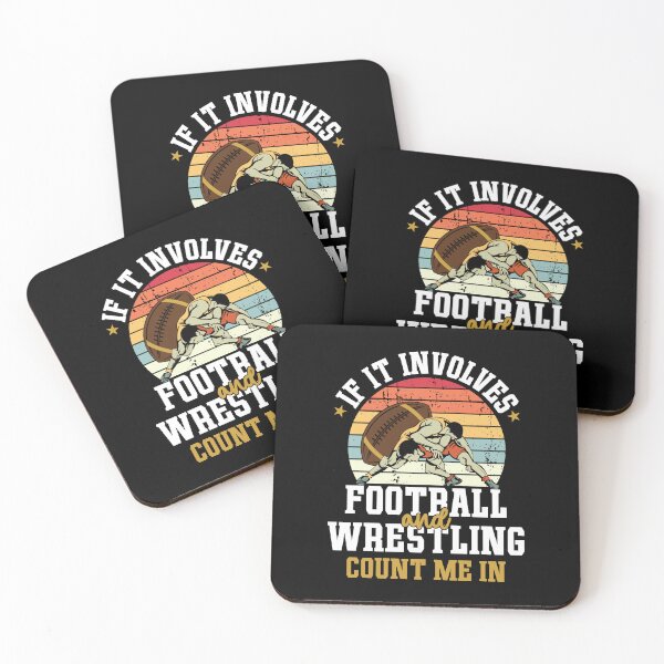 Item preview, If It Involves Football And Wrestling Count Me In Wrestler designed and sold by AdelinaPi.