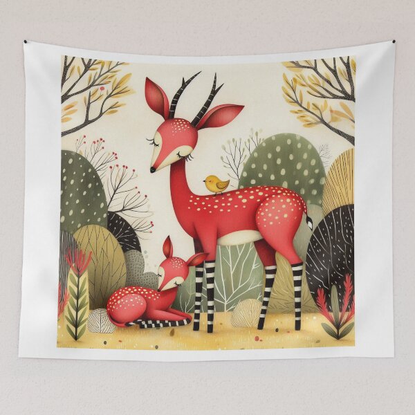 Item preview, Cheerful Antelopes designed and sold by Beyondnote-Art.